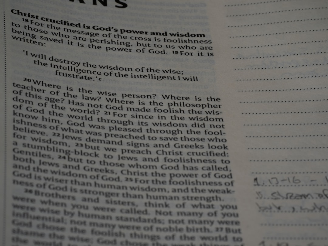 A close up of a book with writing on it