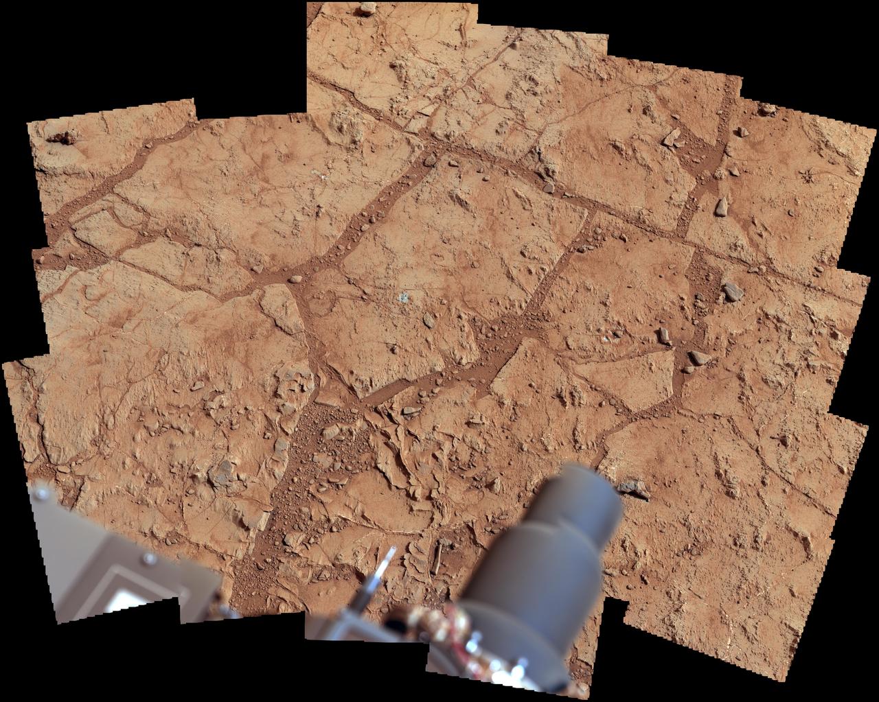 Investigating Curiosity Drill Area