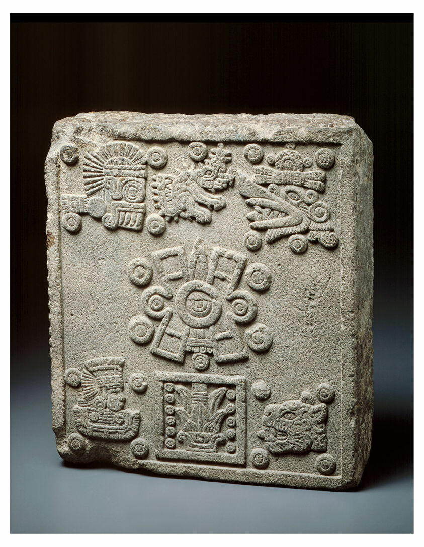 Coronation Stone of Moctezuma Xocoyotzin (c. 1503) // Maker unknown (Mexica, Aztec) Probably Tenochtitlan (now Mexico City), Mexico