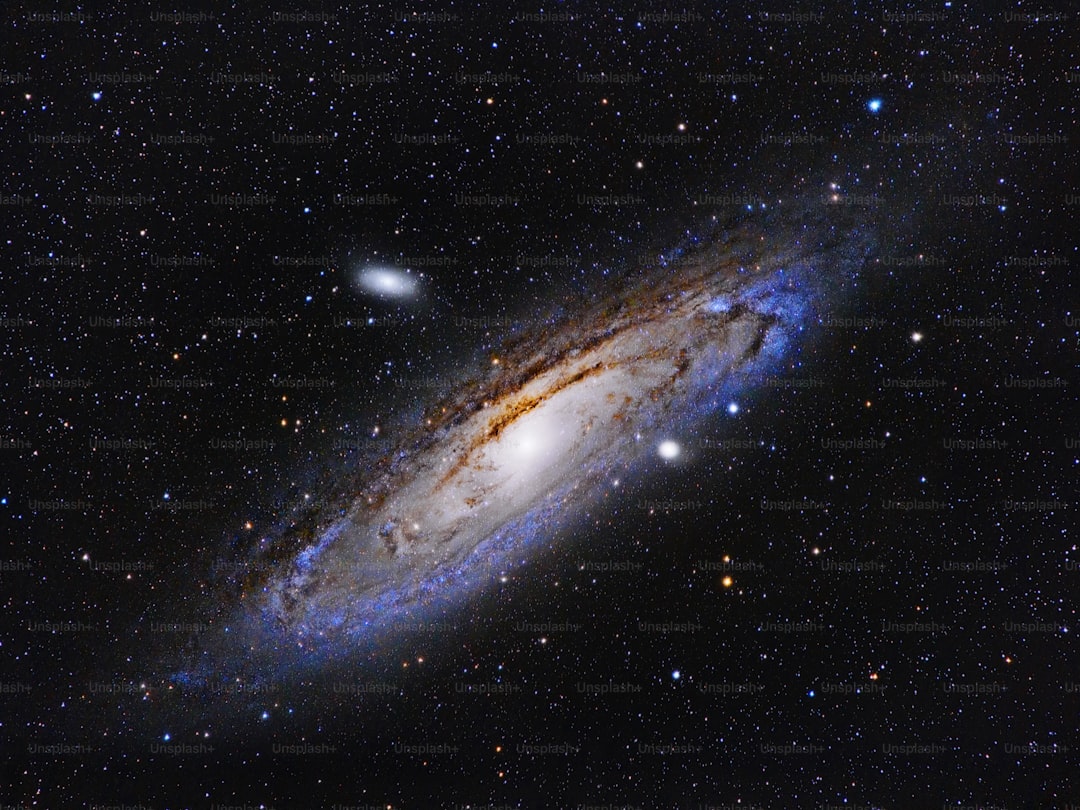 a galaxy in space