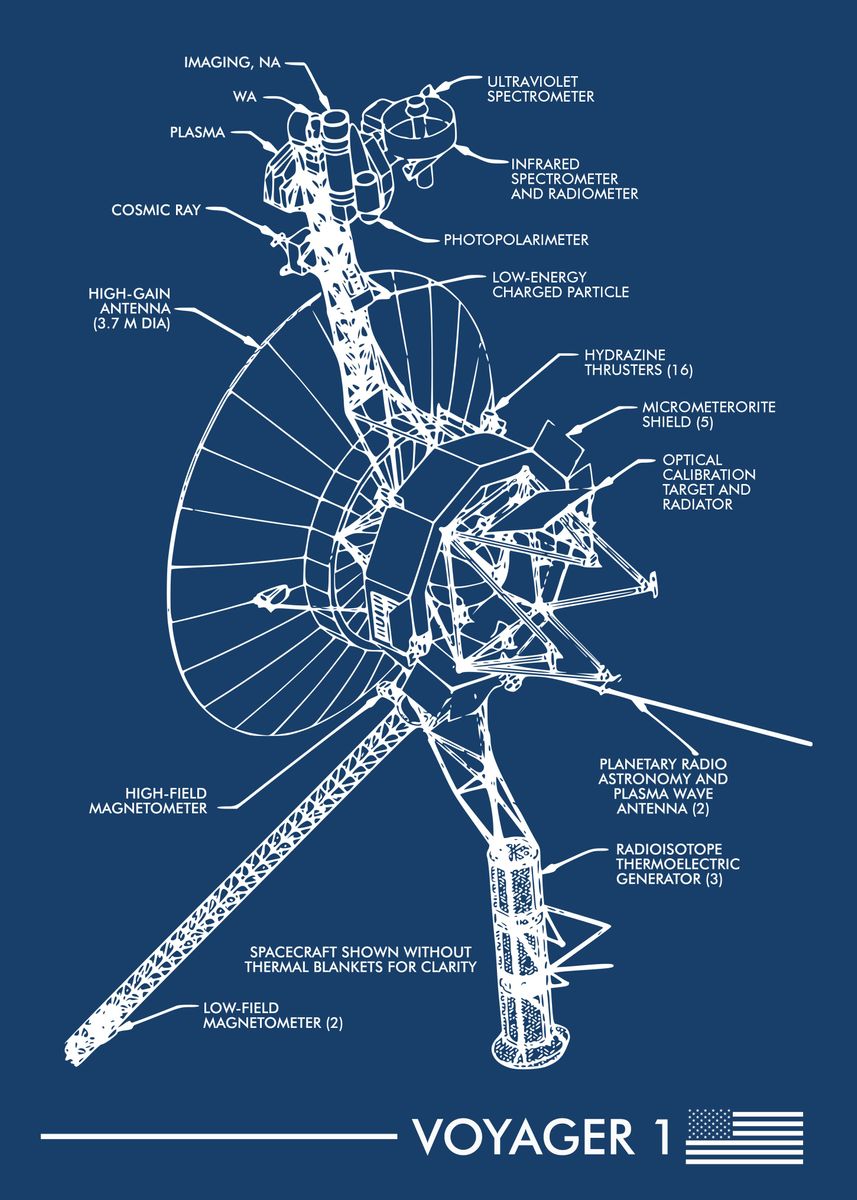 Voyager Spacecraft Blueprints
