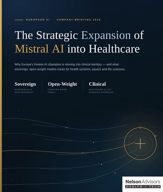 The Strategic Expansion of Mistral AI into Healthcare