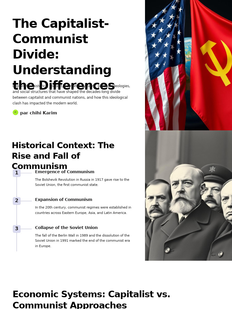 Capitalism vs Communism: Key Insights | PDF | Communism | Capitalism