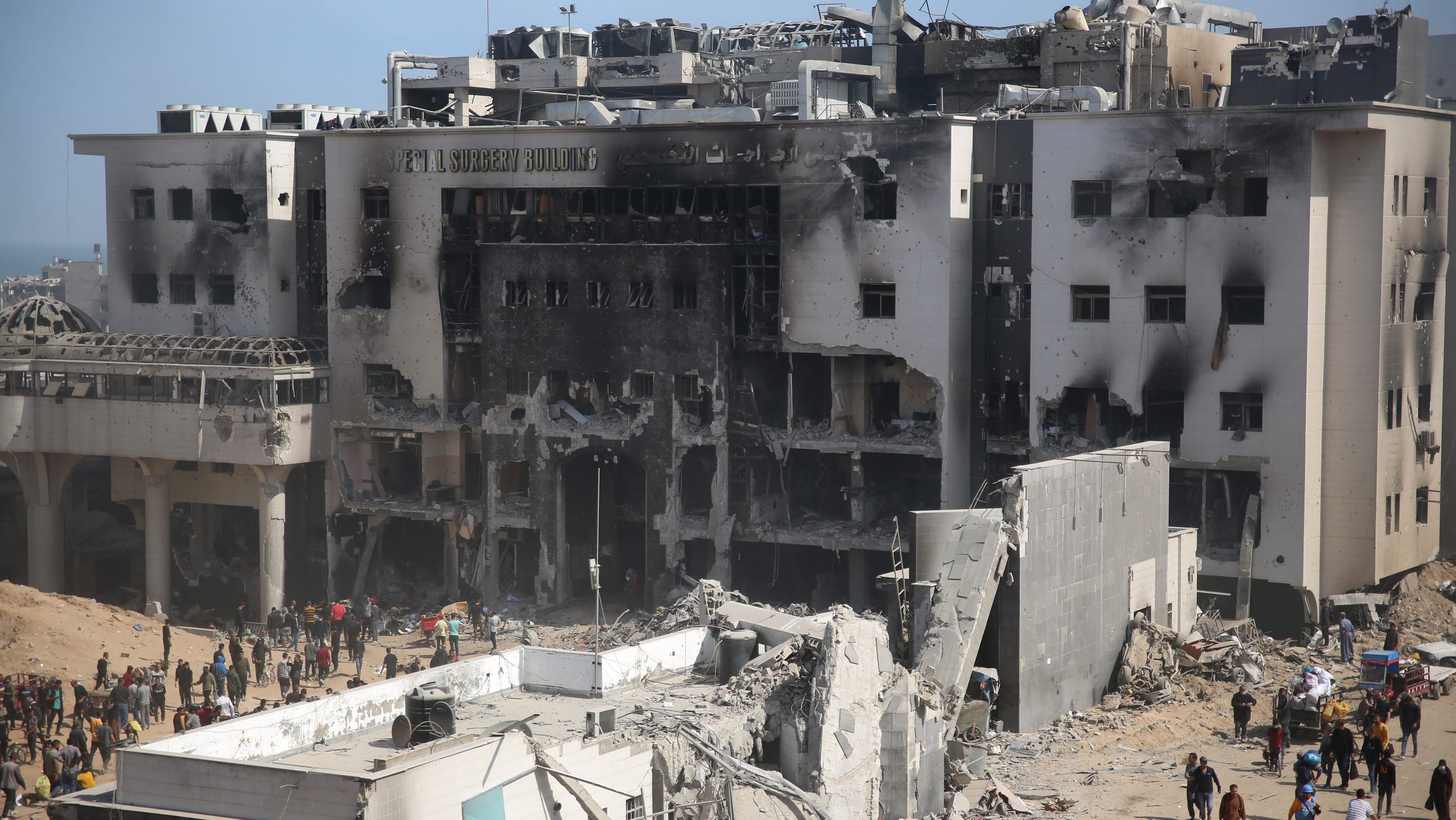 Shifa hospital in Gaza left in ruins after Israel ends 2-week siege