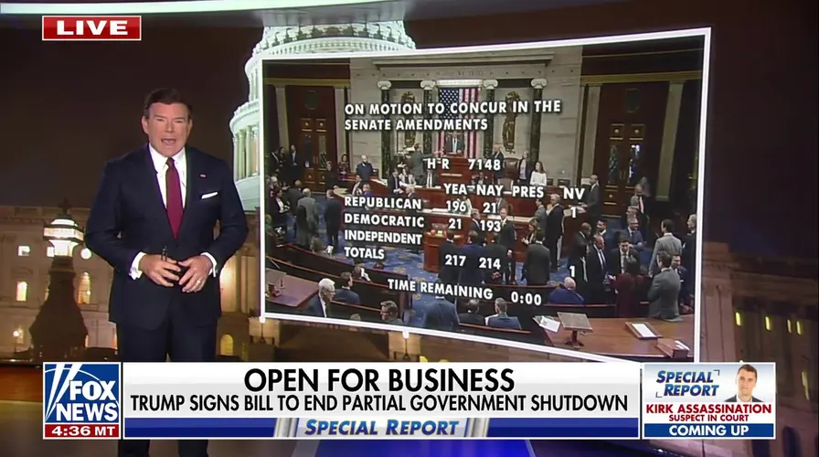 Trump signs bill to end partial government shutdown, DHS funding fight looms