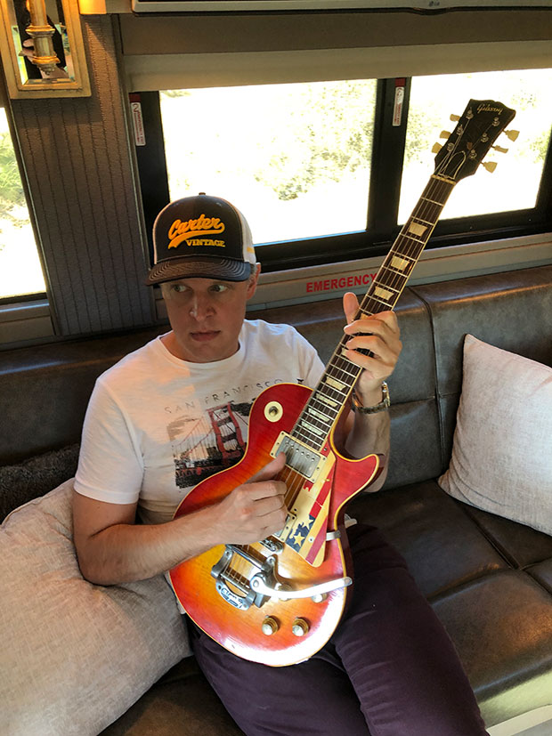 Provenance detail from Bonamassa's feature — the guitar Tommy Bolin famously played was never technically his own
