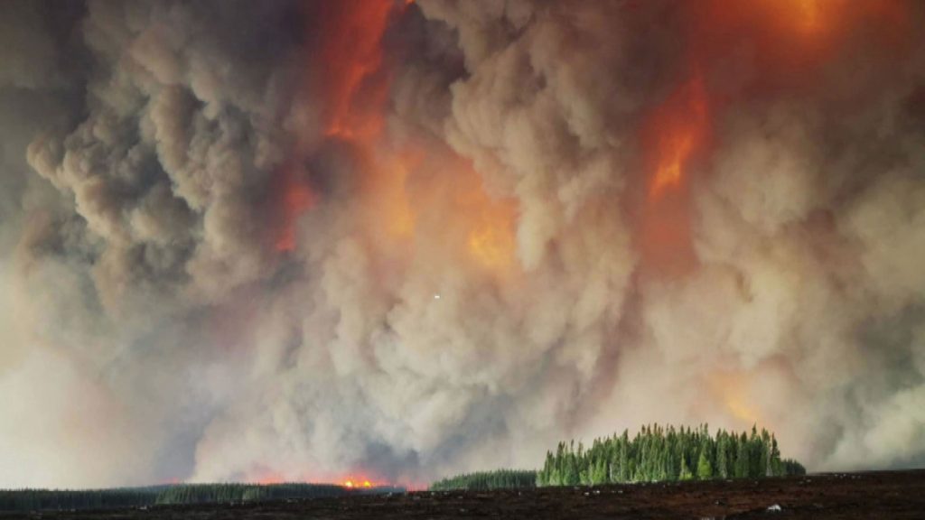 Ontario residents evacuated during wildfire emergency, July 2026